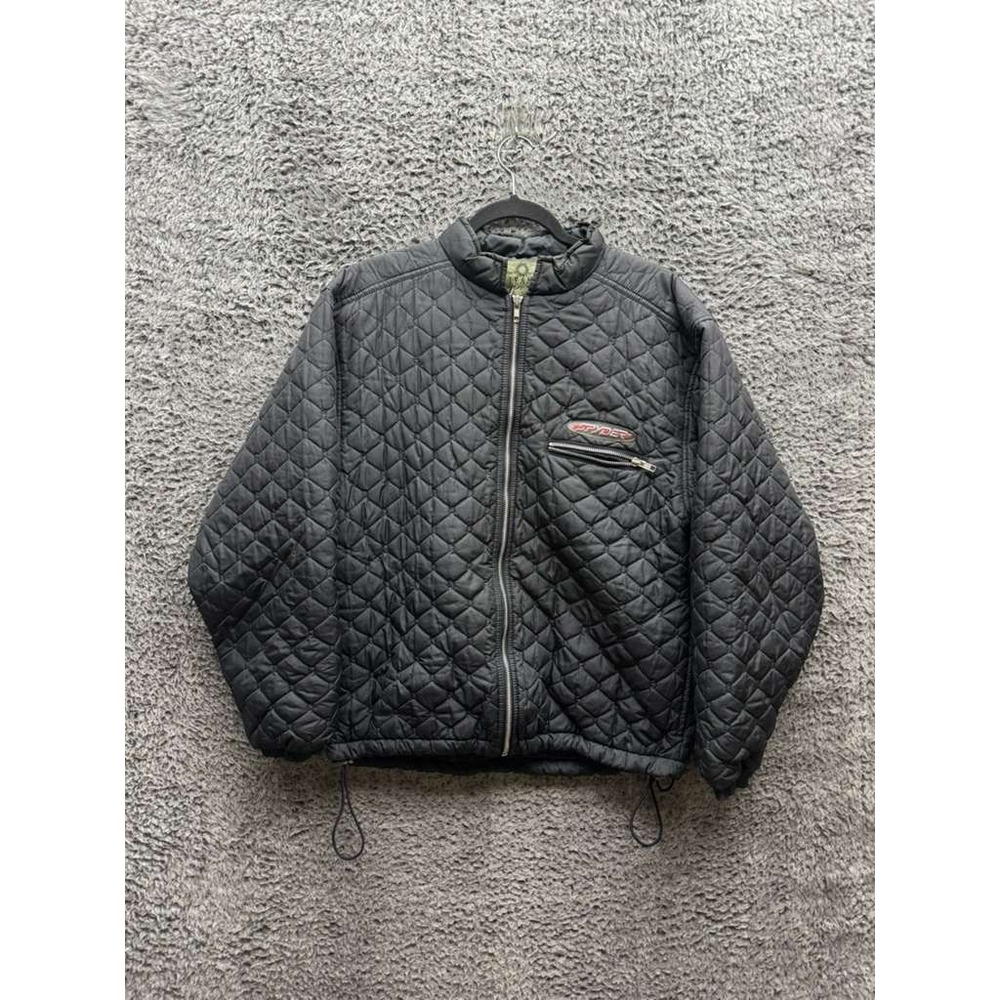 Vintage Spyder Team‎ Venom Quilted Full-Zip Puffer Jacket Black Kids Size 18